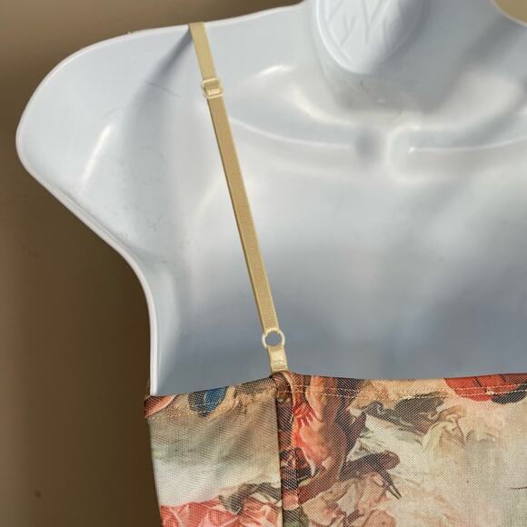 SUPERDOWN Ziva Bustier Art Print Top Women's Size XS - Picture 8 of 12